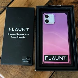 iPhone 12/12 Pro square case & screen protector. New in boxes.